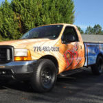 Deck Pro corporate full wrap with letter and logo