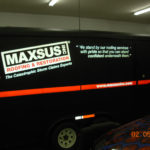 Maxsus corporate reflective trailer wrap