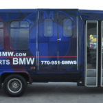 Global Imports BMW corporate bus wrap