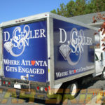 D Geller and Son corporate trailer full wrap