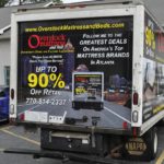 Overstock Mattress tcorporate trailer truck wrap full wrap