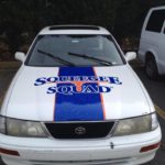 Squeegee Squad corporate car wrap
