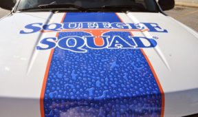 Squeegee Squad corporate trailer wrap