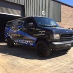 Auto Appeal corporate half wrap with logos and lettering