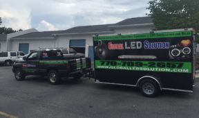 Global LED simplist corporate wrap with lettering