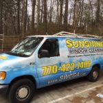 Sunshine Window Cleaning corporate van wrap